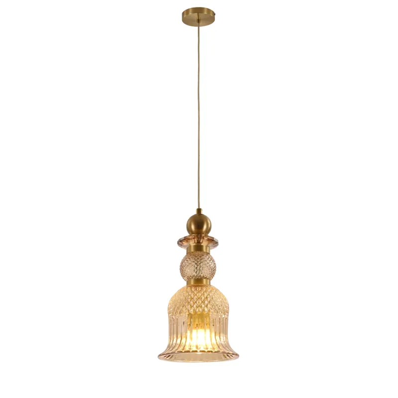 Amber Jewel Modern Pendant Light