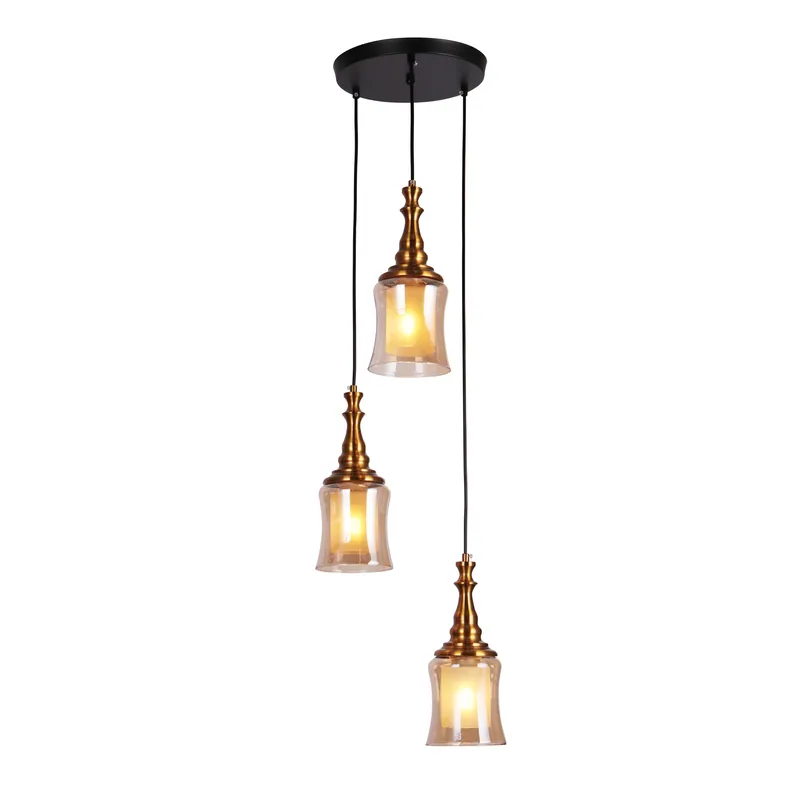Amber Nebula Cluster Pendant Light