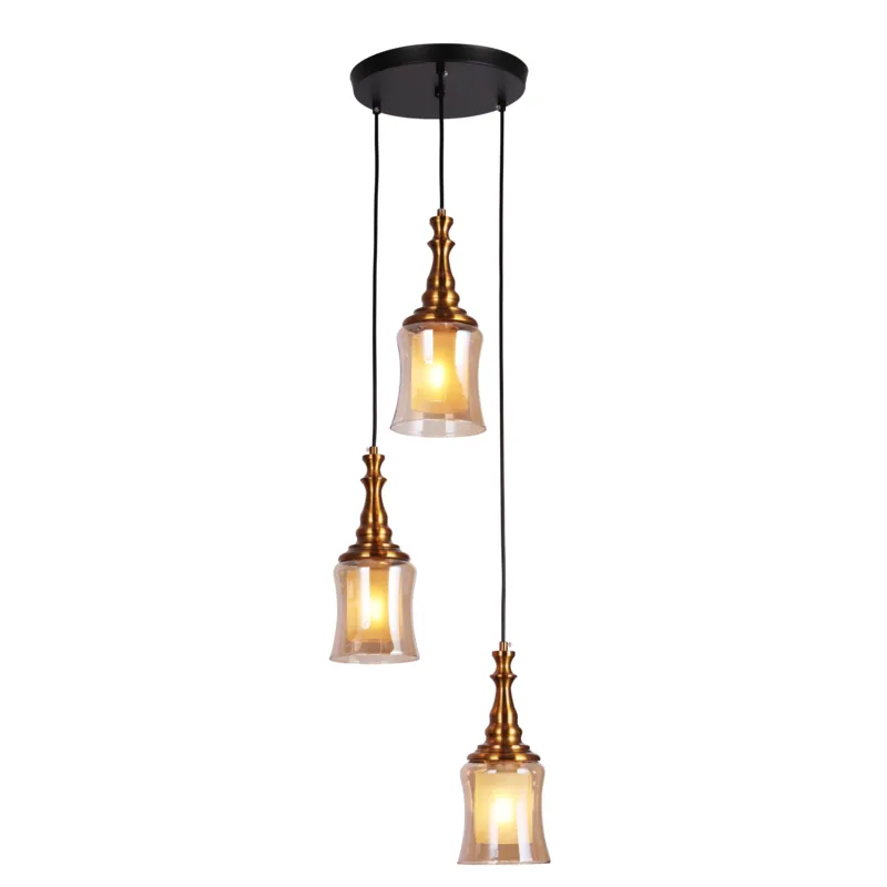 Amber Nebula Cluster Pendant Light