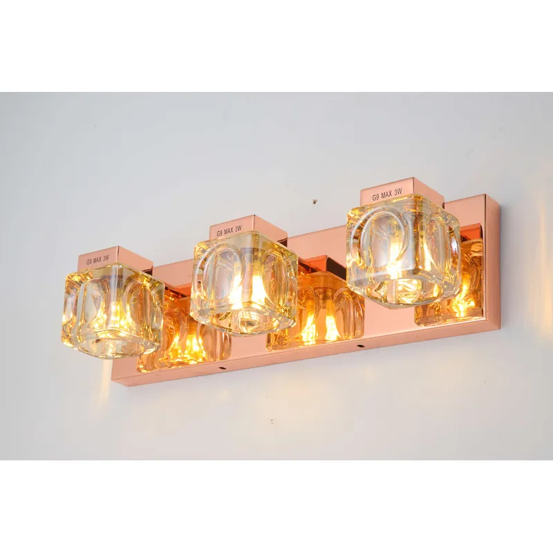 Amber Reflections Wall Light