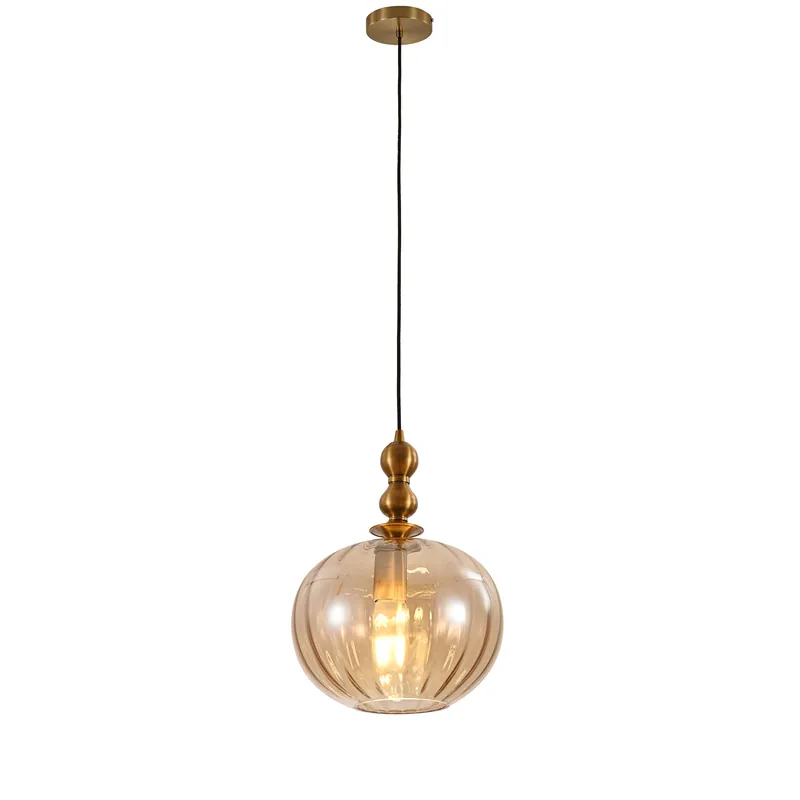 Amber Twilight Modern Pendant Light
