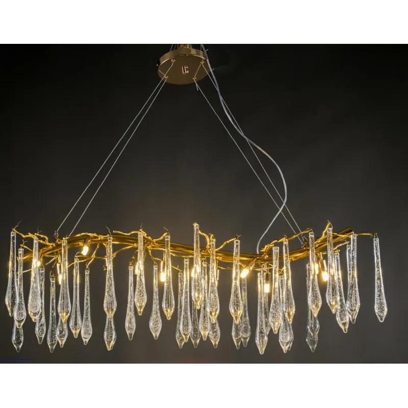 Crystal Icicle Chandelier