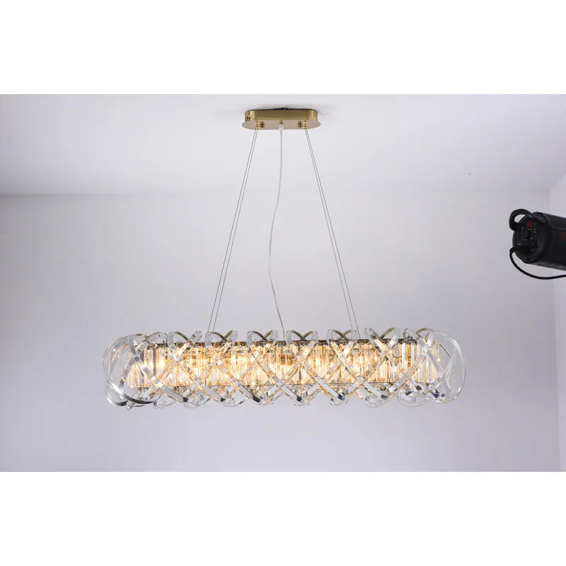 Crystal Loop Chandelier