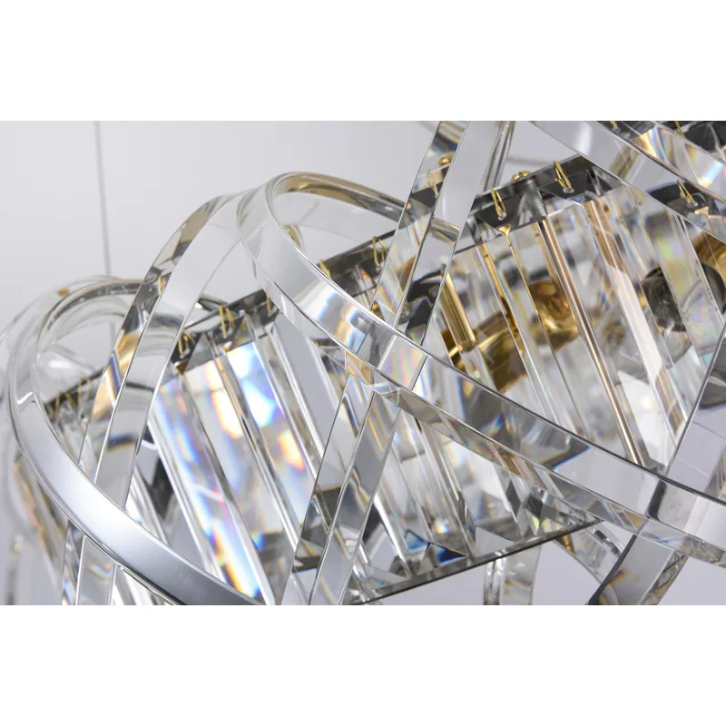 Crystal Loop Chandelier