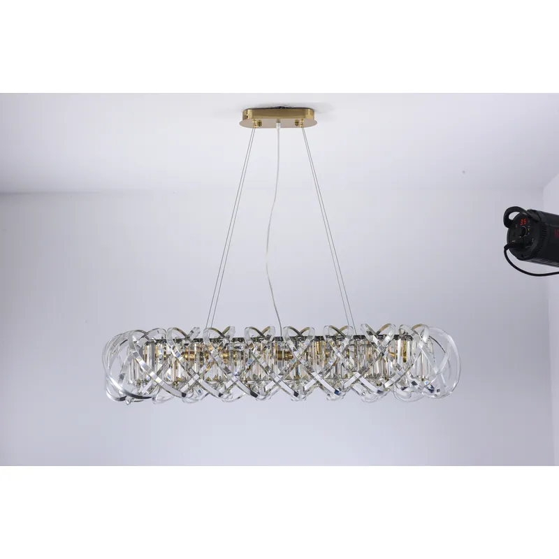 Crystal Loop Chandelier