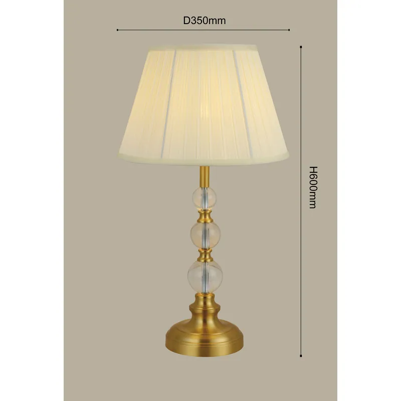 Crystal Serenade Classic Table Lamp