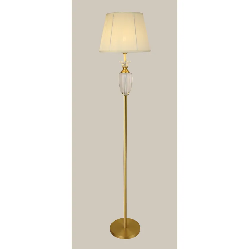 Crystal Spire Elegant Floor Lamp