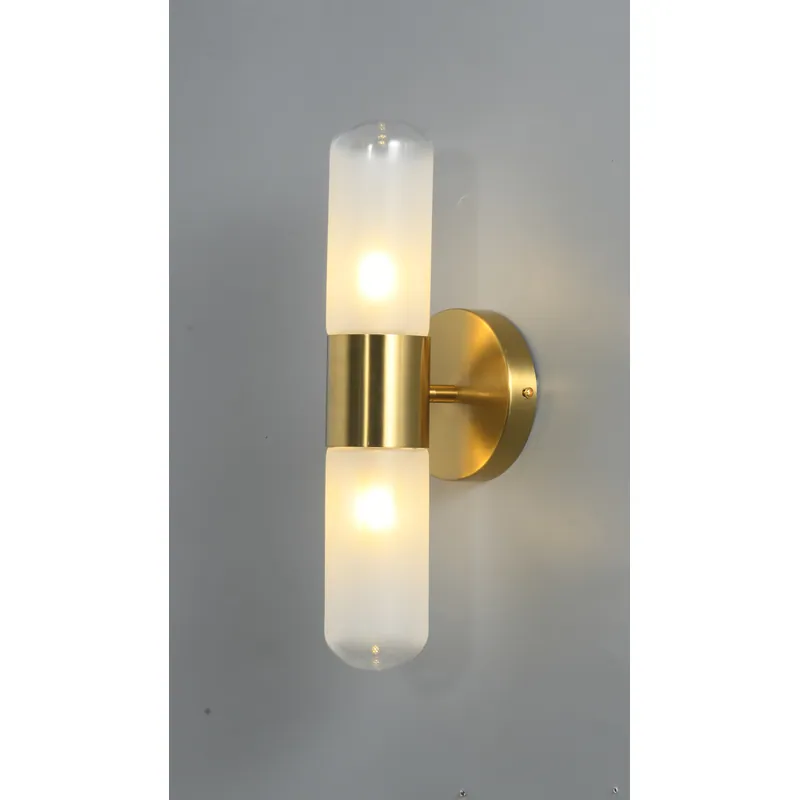 Frosted Elegance Wall Light
