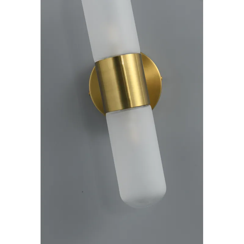 Frosted Elegance Wall Light