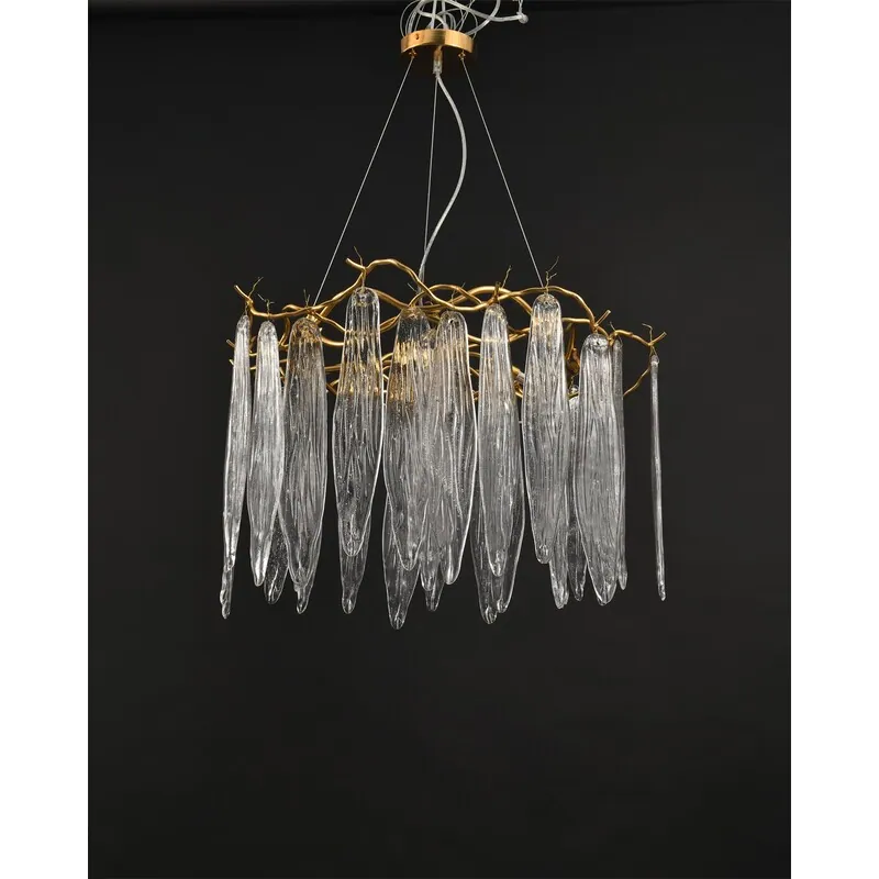 Gilded Glamour Chandelier