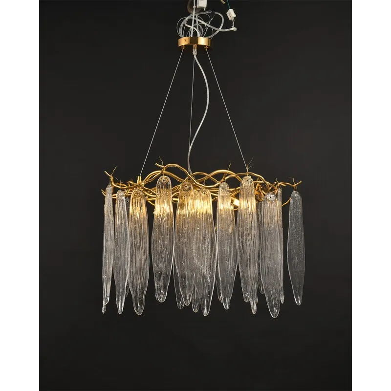 Gilded Glamour Chandelier