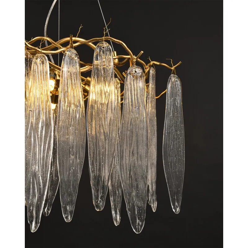 Gilded Glamour Chandelier