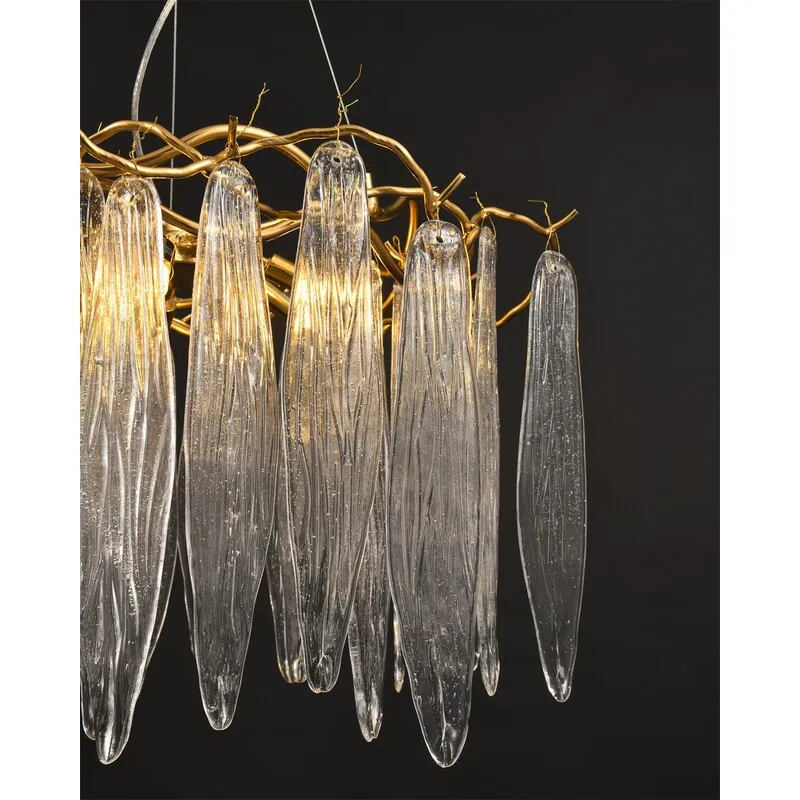 Gilded Glamour Chandelier