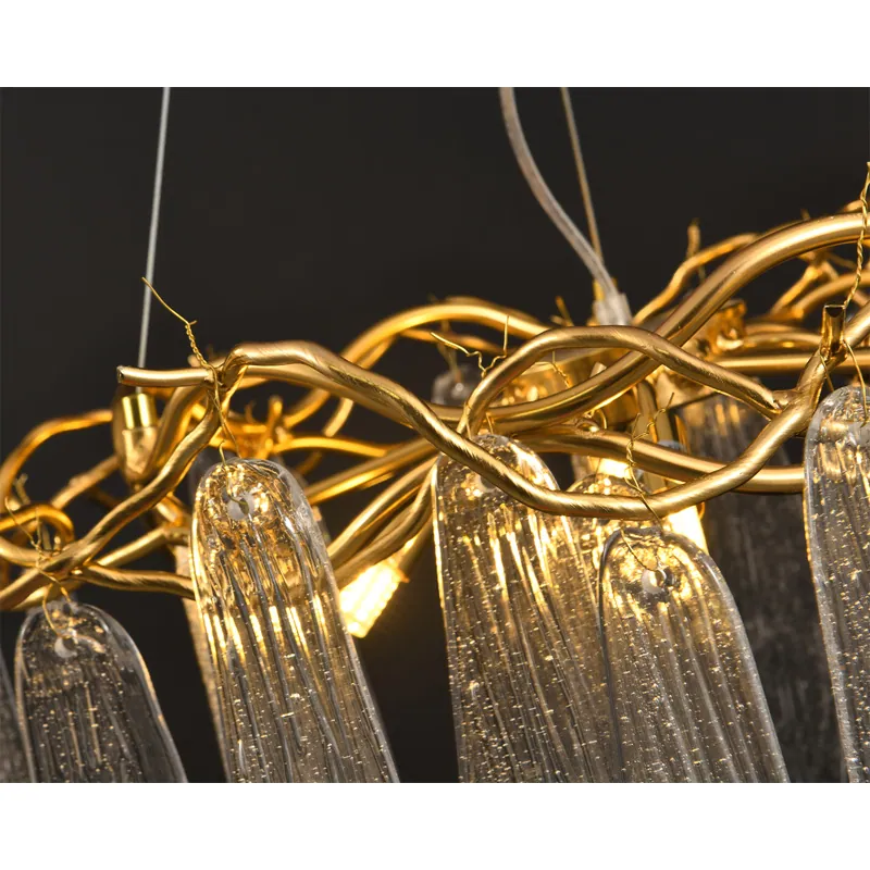 Gilded Glamour Chandelier