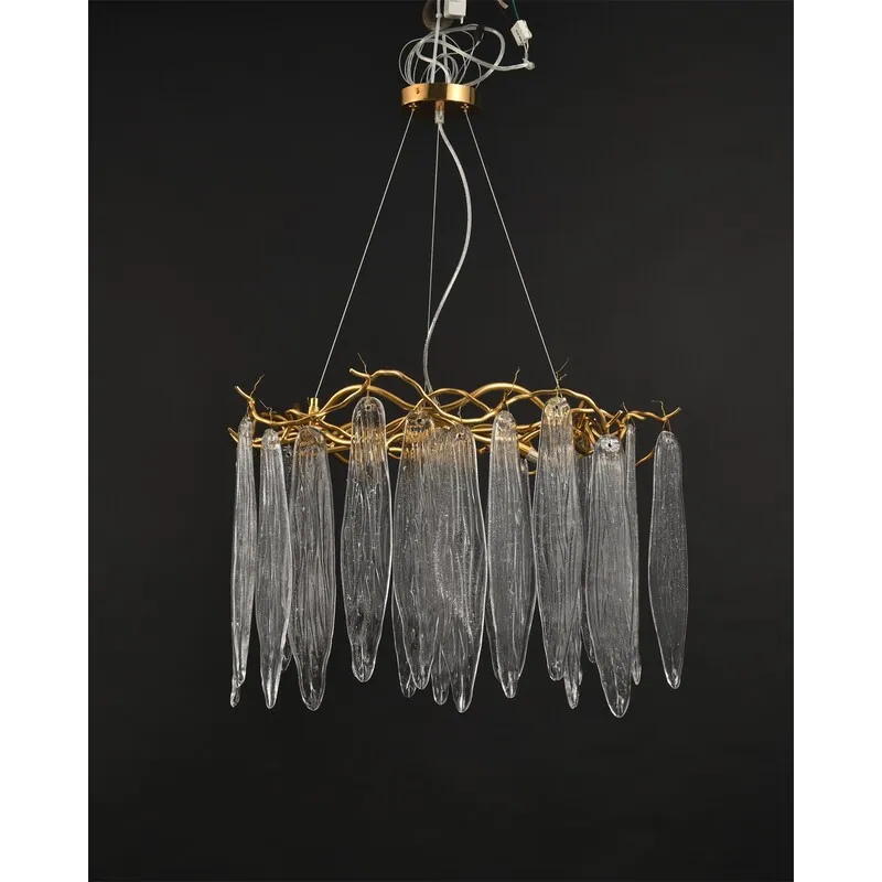 Gilded Glamour Chandelier