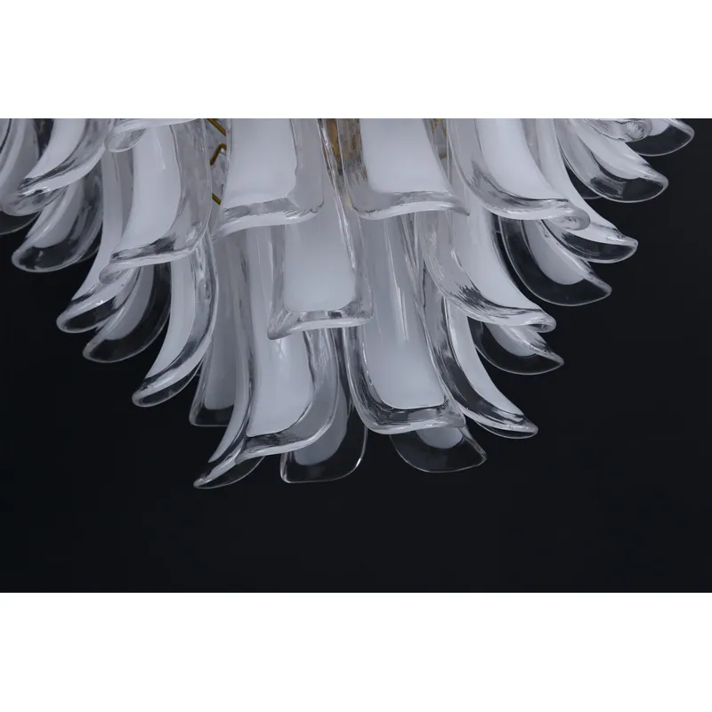 Golden Aurora Glass Chandelier