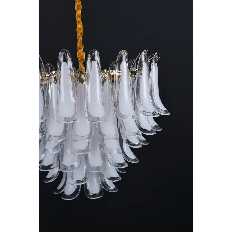 Golden Aurora Glass Chandelier