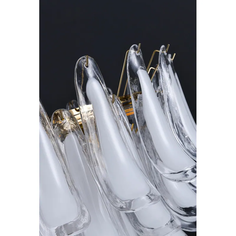 Golden Aurora Glass Chandelier