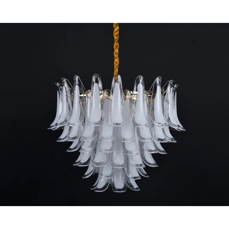 Golden Aurora Glass Chandelier