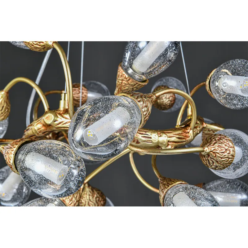 Golden Bloom Chandelier