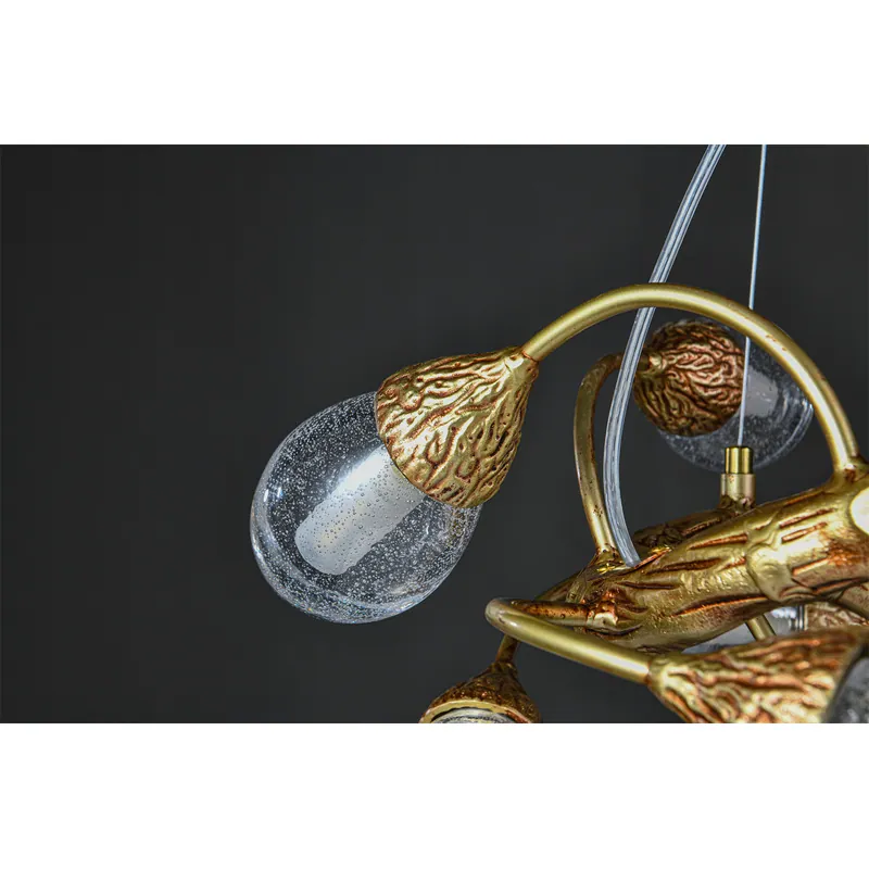 Golden Bloom Chandelier
