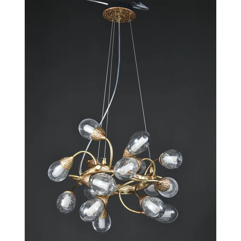 Golden Bloom Chandelier
