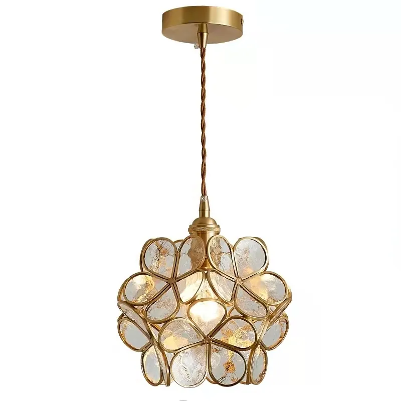 Golden Bloom Decorative Pendant Light
