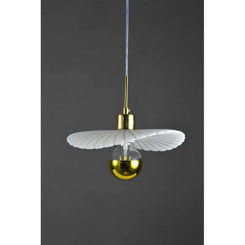 Golden Bloom Sculptural Pendant Light