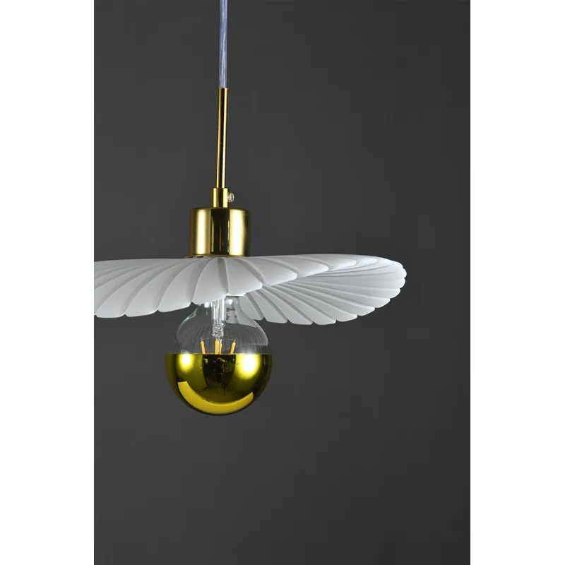 Golden Bloom Sculptural Pendant Light