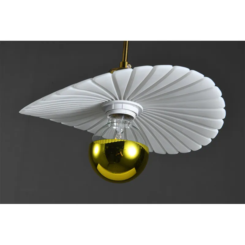 Golden Bloom Sculptural Pendant Light