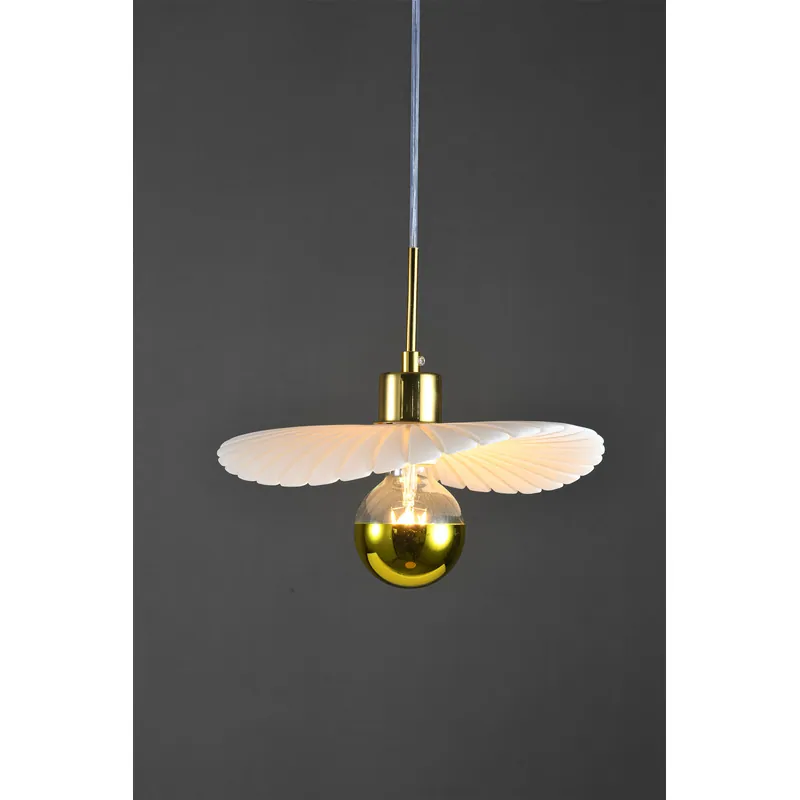Golden Bloom Sculptural Pendant Light