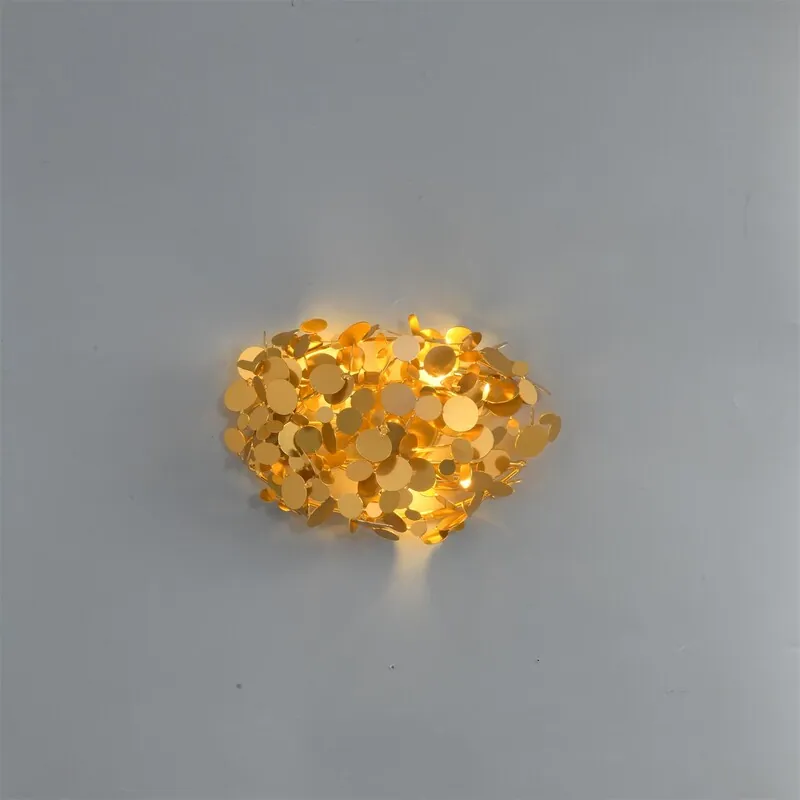 Golden Blossoms Luxury Wall Light