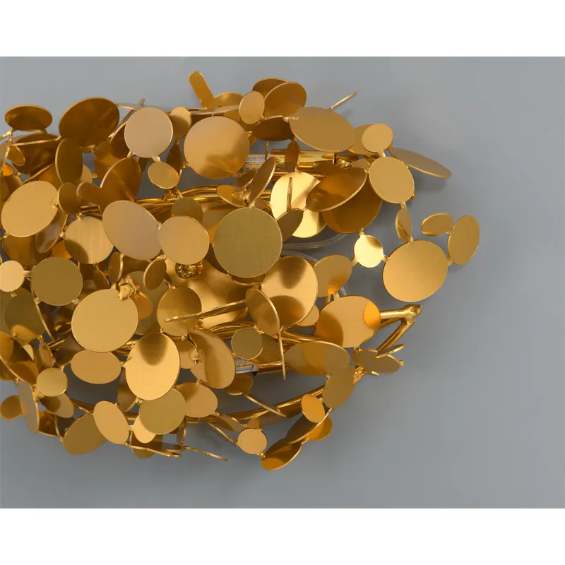 Golden Blossoms Luxury Wall Light