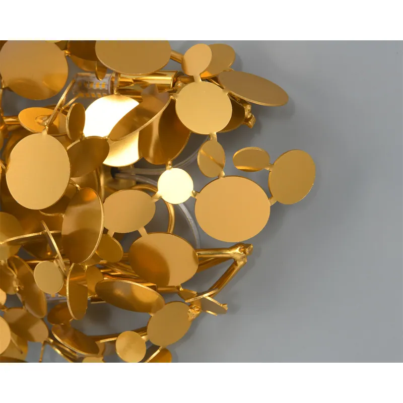Golden Blossoms Luxury Wall Light
