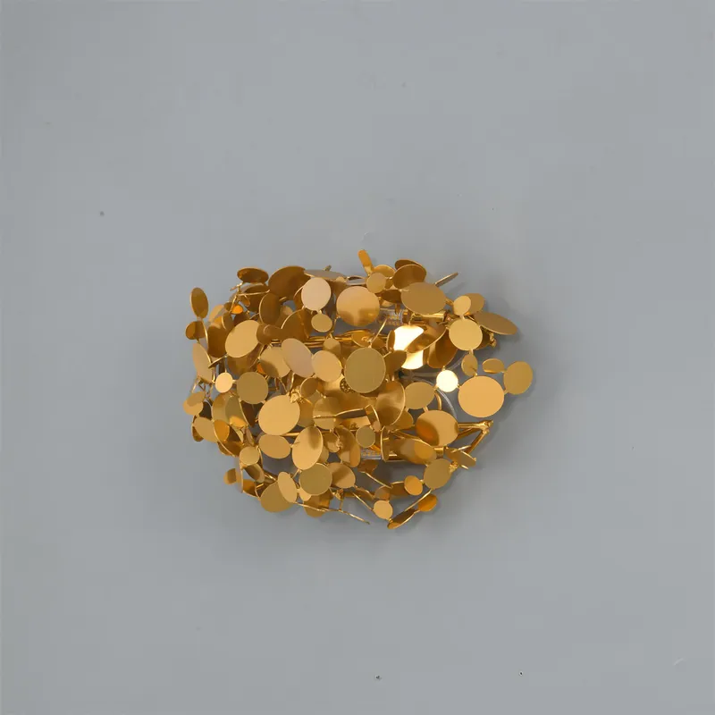 Golden Blossoms Luxury Wall Light