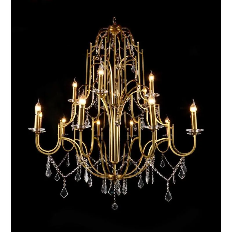 Golden Cascade Chandelier