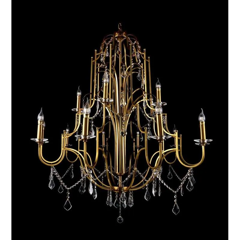 Golden Cascade Chandelier