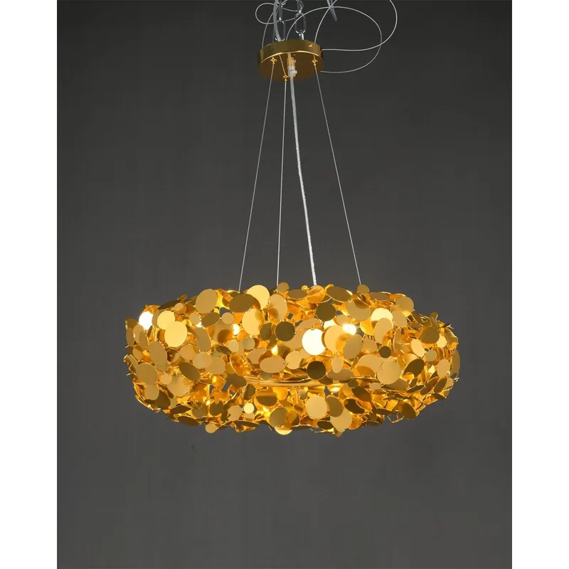 Golden Charm Crystal Chandelier