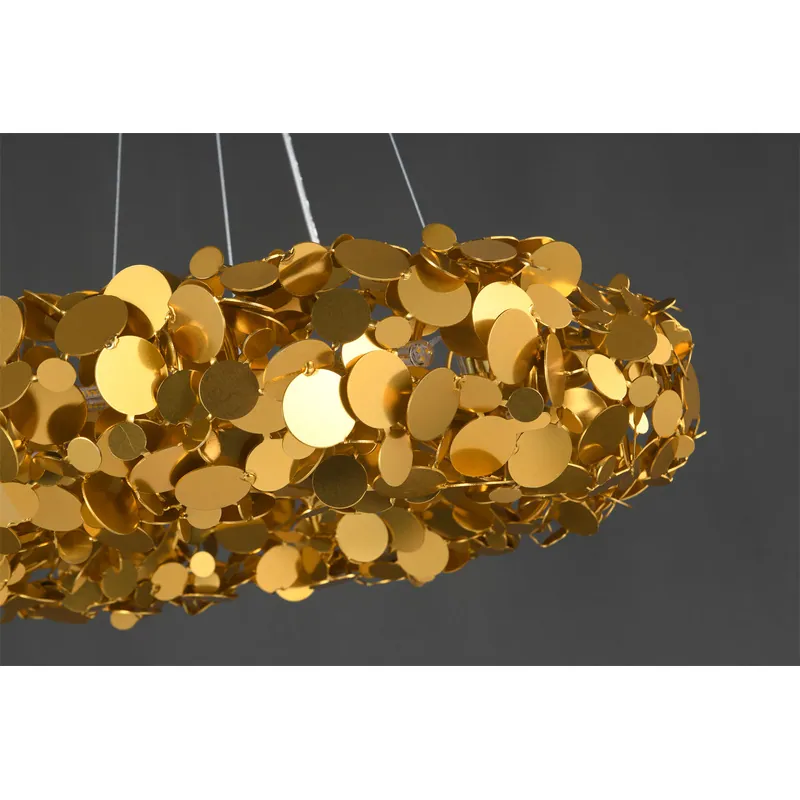 Golden Charm Crystal Chandelier