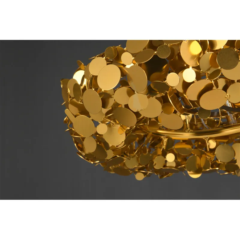 Golden Charm Crystal Chandelier