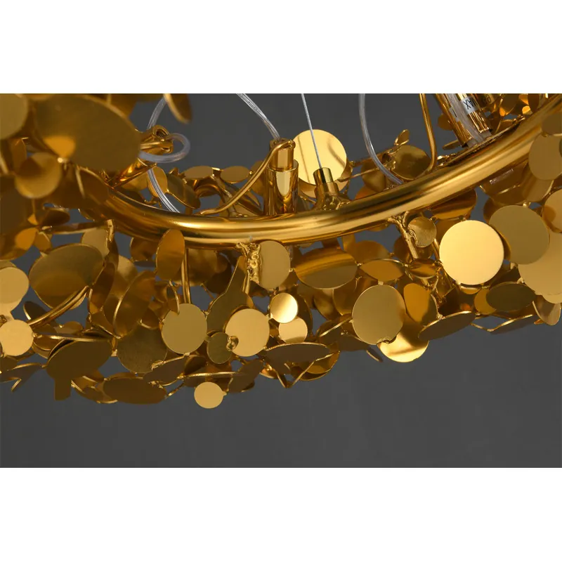 Golden Charm Crystal Chandelier