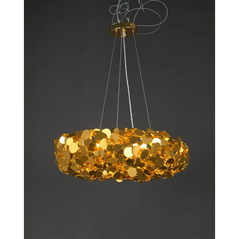 Golden Charm Crystal Chandelier