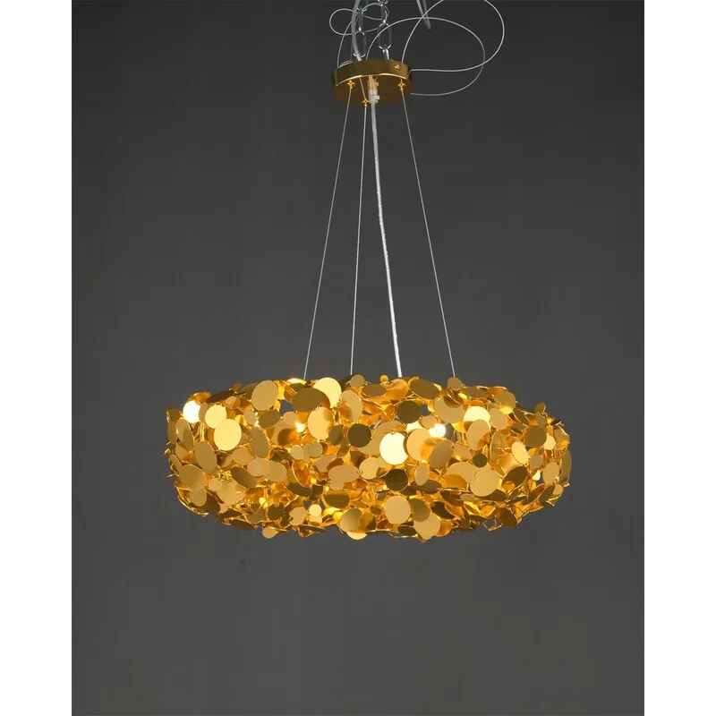 Golden Charm Crystal Chandelier