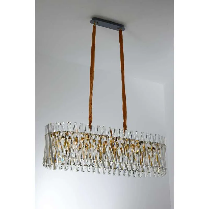 Golden Crystal Clear Luxury Chandelier