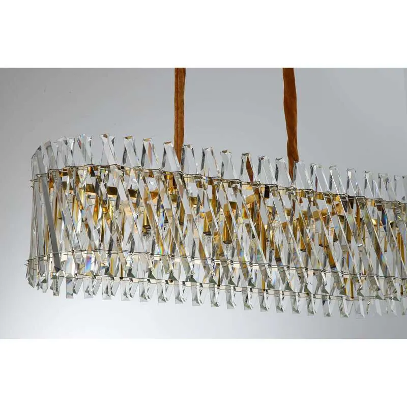 Golden Crystal Clear Luxury Chandelier