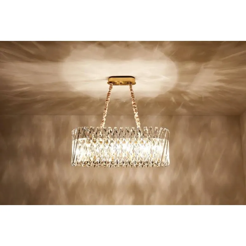 Golden Crystal Clear Luxury Chandelier