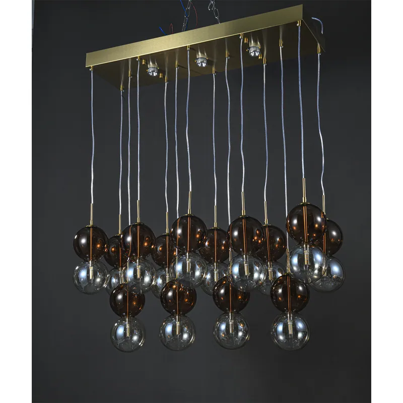 Golden Elegance Rose Gold Chandelier