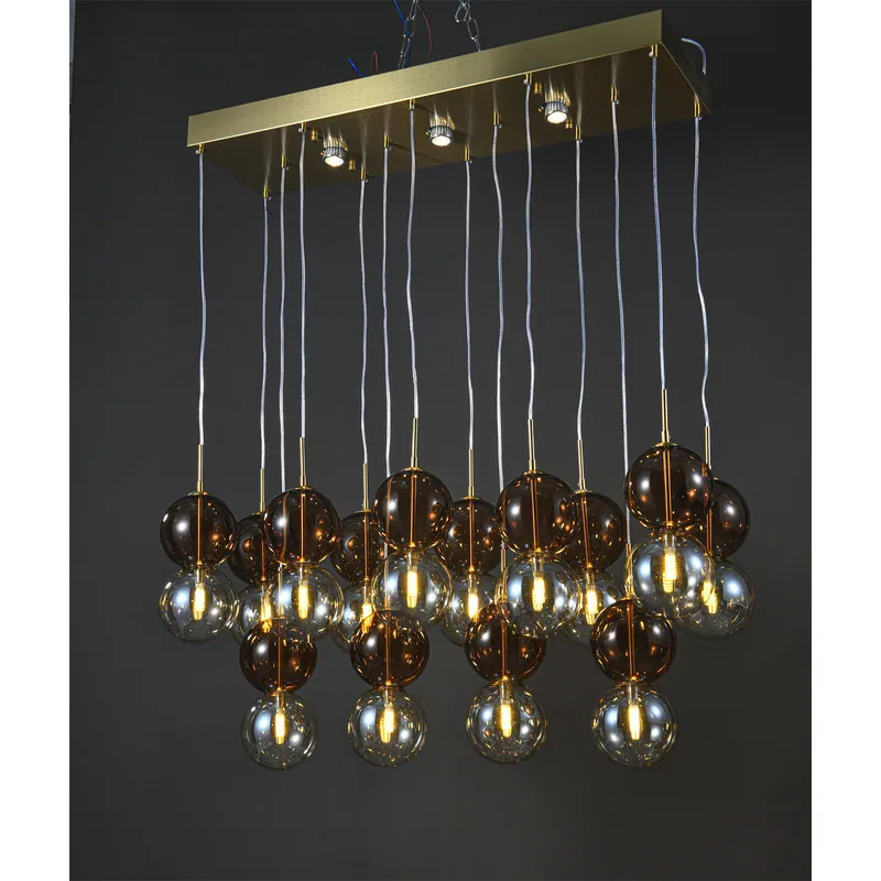 Golden Elegance Rose Gold Chandelier