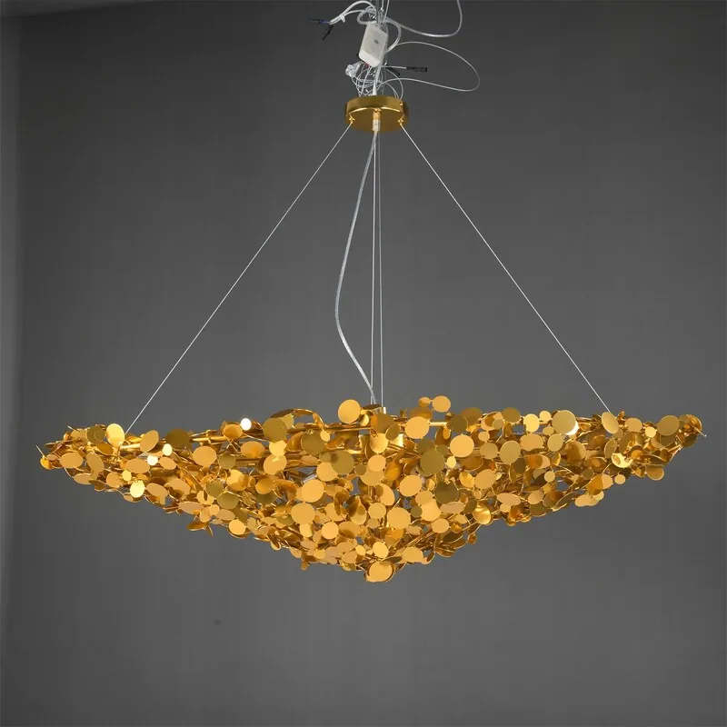 Golden Grand Cascade Chandelier