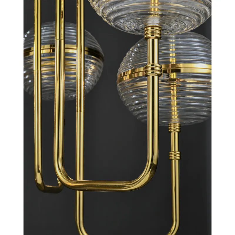 Golden Halo Chandelier
